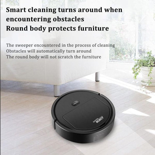 Portable Mini Wireless Smart Sweeping Robot - 3-in-1 Rechargeable Vacuum Cleaner
